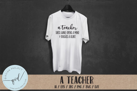 A Teacher, Takes Hand SVG for Crafts and Graphics