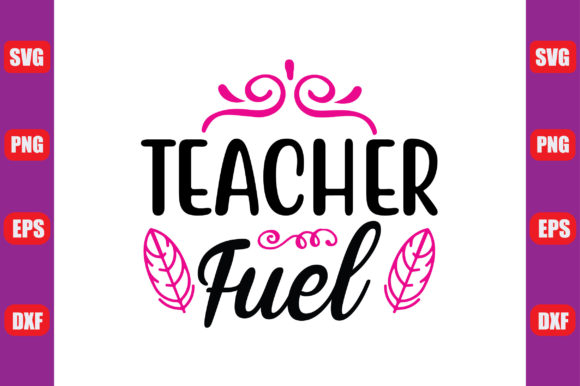 Boho SVG Design: Teacher Fuel for Crafts & Graphics