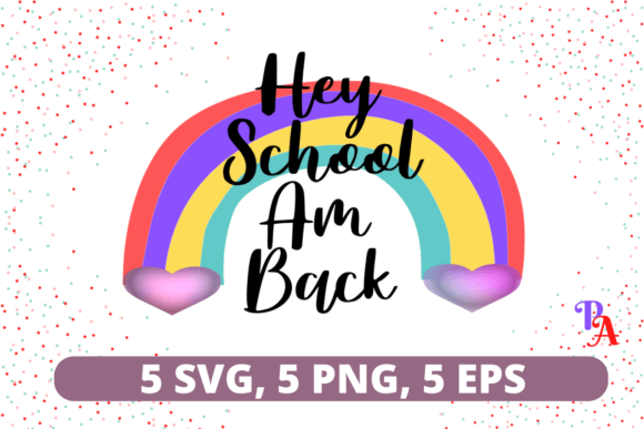 Hey School Am Back SVG: Fresh Graphics for Crafts