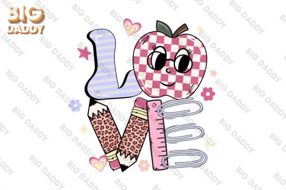 Love Teacher Valentine SVG for Crafts & Graphics