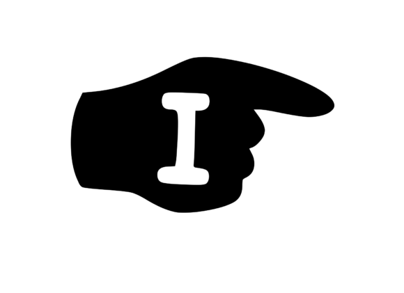 Pointing Hand Graphics for Crafts Branding