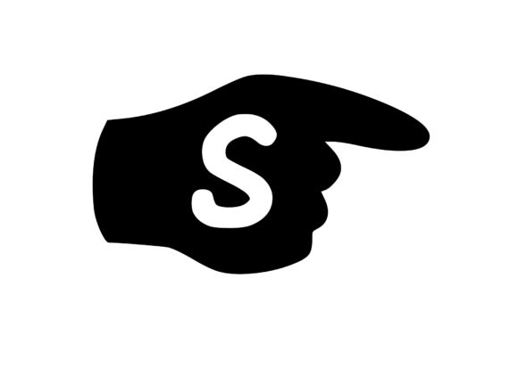 Pointing Hand with Playful Mono S: Graphics for Crafts