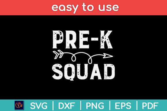 Pre K Squad SVG: Graphics for Crafts