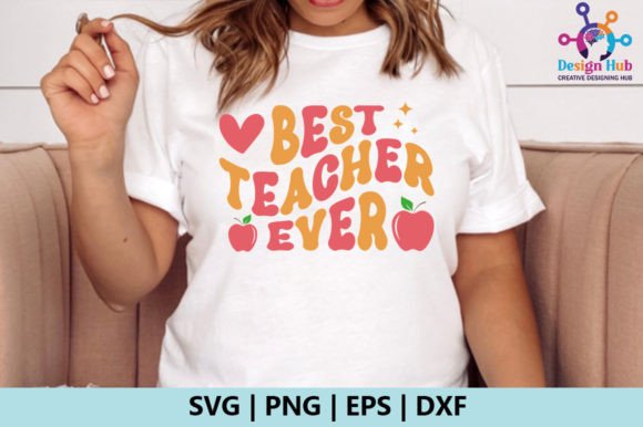 Review: Best Teacher Ever Retro SVG for Embroidery