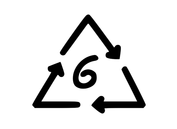 Review: Recycle Symbol with Playful Mono 6 for Stitchers