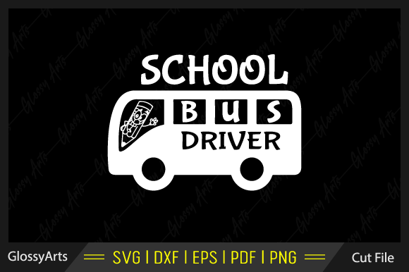 School Bus Driver SVG: Graphics for Crafts & Blogs