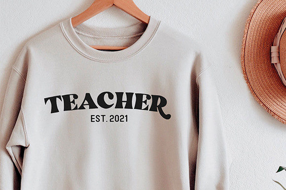 Teacher Est 2021 SVG: Graphics for Crafts