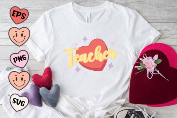 Teacher Valentine's Day SVG: Graphics for Crafts